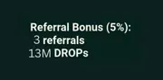 Invite friends and earn referral rewards on CoinDrop